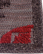 Unique Loom Outdoor Modern Collection Area Rug - Chicago (10' x 13' 1" Rectangle Brown/Orange)