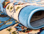 Unique Loom Espahan Collection Area Rug - Cape Cod (9'x 12' Rectangle, Blue/ Black)