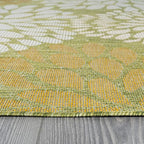 Beverly Rug Outdoor Rug 8x10 Modern Exotic Tropical Leaf Area Rugs for Indoor and Outdoor Patio Deck Porch Garden Water Resistant Washable Outside Carpet (8 x 10 Green)