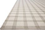 Loloi Magnolia Home by Joanna Gaines Ryder Collection RYD-02 Stone/Ivory 9'-3" x 13' Area Rug