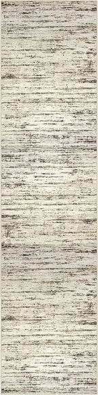 Modern Abstract Hallway Runner Rug, Beige Washable Kitchen Runner Non-Slip Soft 2x8 Runner Rug Thin Print Faux Wool Carpet for Entryway Bedroom Laundry Room Indoor Home Decor