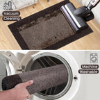 Washable Area Rug 34" x 60", Non Slip Kitchen Rug for Floor, Absorbent Entrance Runner Rug for Bedroom, Living Room, (Roll Packing)