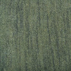 Hand Knotted Loom Wool ECO-Friendly Area Rugs - 6'x6', Square, Green Color, Solid Plain Design, High Pile Thick Handmade Anti Skid Area Rugs for Living Room, Bed Room (L00111)