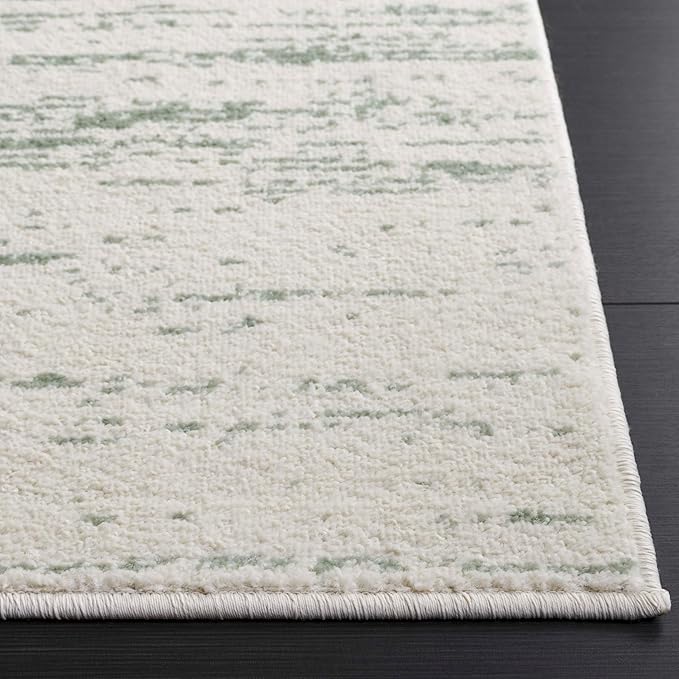 SAFAVIEH Adirondack Collection Runner Rug - 2'6" x 14' Runner, Sage & Ivory, Modern Ombre Design, Non Shedding & Easy to Clean, Ideal for Hallway, Foyer, Kitchen, Entryway, Bedroom (ADR113X)