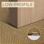 LEKEEPGO Door Mat 17"x29", Low-Profile Door Mat Indoor Entrance, Non Slip Rubber Backing Front Doormat Washable Absorbent Inside Indoor Resist Dirt Entryway Mat, Light Brown