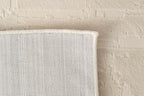 Revival Rugs Ebb 3'11"x6'1" Machine Washable Area Rug for Kitchen Bedroom - 100% Recycled Oeko-TEX Certified, Medium Pile, Beige, Cream