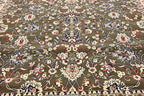 Unique Loom Sialk Hill Collection Area Rug - Washington (7' 10" Square Green/Hunter Green)
