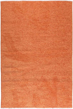 Alfa Rich 7x10 Burnt Orange Washable Area Rugs for Living Room Bedroom Kitchen Cotton Solid Rug