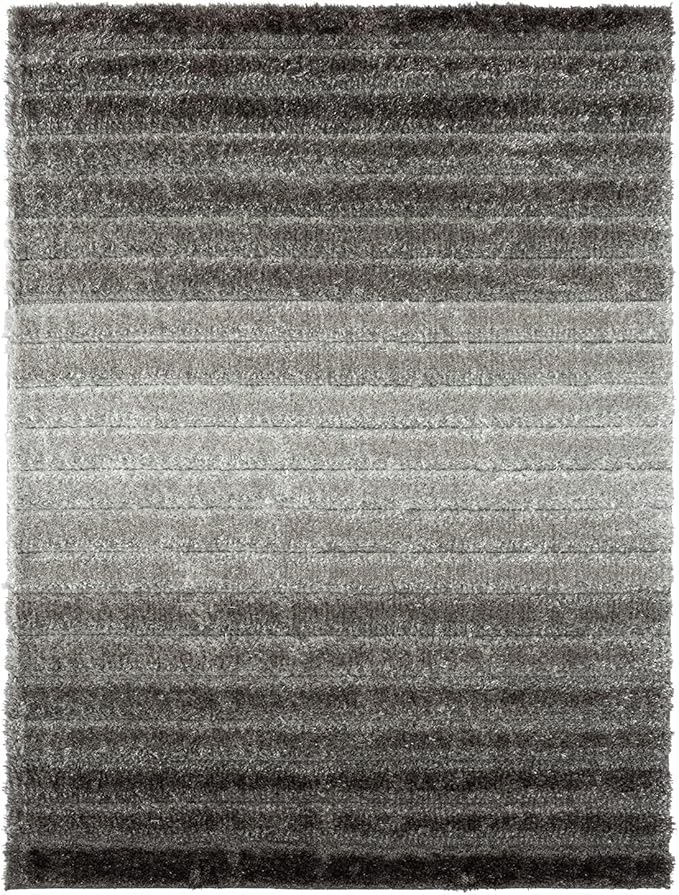 LUXE WEAVERS Lantanas Collection 7119 Grey 8x10 Modern Geometric Area Rug