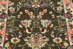Unique Loom Sialk Hill Collection Area Rug - Washington (2' 2" x 8' 2" Runner Green/Hunter Green)