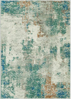 Lahome Modern Abstract Area Rug 5x7 Rugs for Living Room, Washable Accent Bedroom Rug Non-Slip Non Skid, Indoor Floor Contemporary Carpet for Kitchen Bathroom Laundry,Green/Grey