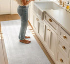 Well Woven Custom Size Hallway & Stair Runner- Harlow Pompeii Ivory 27 Inches Wide x 4 Feet Long Runner (27" x 4') Runner Rug - Modern Chevron Pattern, Ultra-Soft, Easy-Clean