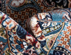 Unique Loom Narenj Collection Area Rug - Glasgow (5' 3" Round Navy Blue/Blue)