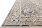 Loloi Teagan Collection TEA-04 Sky/Natural 2'-8" x 13' Runner Rug, Large, Soft Neutral Rug, High-Traffic for Living Room, Bedroom, Home Office, Dining Area
