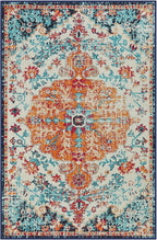 Lahome Orange 6x9 Area Rugs Boho Washable Area Rug for Bedroom,Large Area Rugs for Living Room Dining Room,Bohemian Vintage Non Slip Low Pile Indoor Accent Carpet for Home Office(6x9ft,Orange)