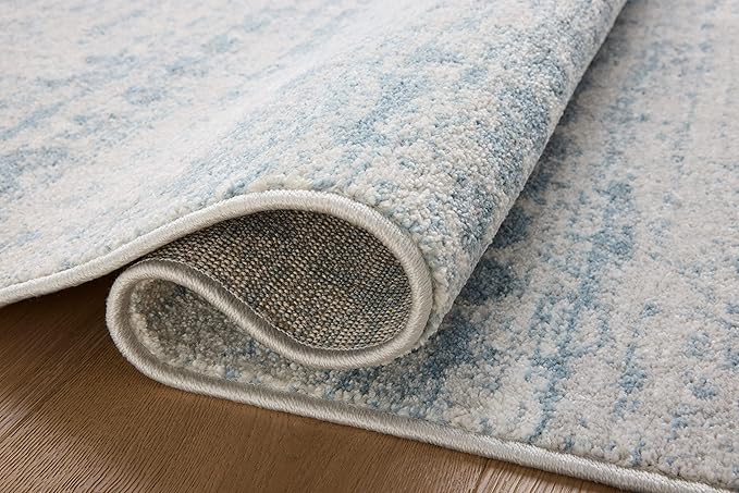 Loloi Kamala Collection KAM-04 Sky/Dove 5'-3" x 7'-9" Area Rug