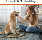 BESTSWEETIE Area Rug 8x10 Rug Machine Washable Non-Slip Low Pile Print Pattern Western Rug for Living Room Bedroom Navy/Grey
