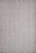 Modern Herringbone Chevron Collection Handcrafted Wool Area Rug - Durable, Zigzag Pattern, for High Traffic, Contemporary Design for Living Room, Bedroom, Dining Room Decor (Smoke Grey, 8' round)