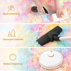 Zentavio Unicorn Rugs for Girls Room 5x8 Area Rugs for Living Room Carpet for Bedroom Washable Soft Fluffy Shag Aesthetic Plush High Pile Throw Rug for Nursery Kids Room Dorm Room Rainbow