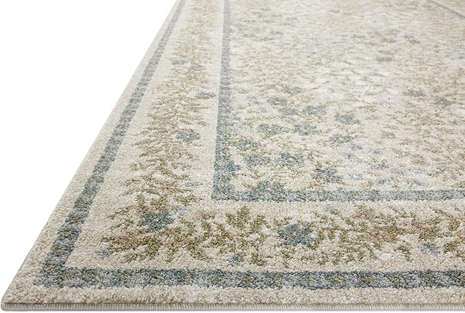 Loloi Rifle Paper Co. Laurel Collection LAU-03 Ivory/Multi 2'-8" x 8' Runner Rug