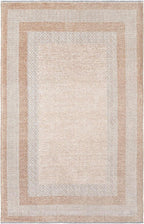 Alfa Rich 3x5 Beige Cream Washable Area Rugs for Living Room Bedroom Kitchen Dining Cotton Runner
