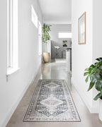 Loloi II Skye Collection SKY-02 Charcoal/Multi 3'-6" x 5'-6" Accent Rug