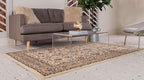 Unique Loom Sialk Hill Collection Area Rug - Washington (9' 10" x 13' 1" Rectangle Ivory/Black)
