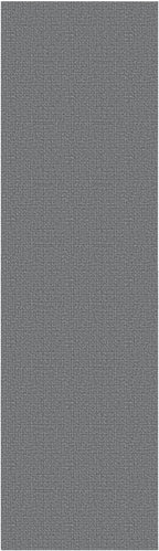 EARTHALL Washable Runner Rug 2x8 Ft Non Slip Runners for Hallways Cotton Rubber Backed Kitchen Runner Braided Indoor Floor Carpet Runners for Entryway, Hallway, Kitchen, Bedroom, Charcoal Gray