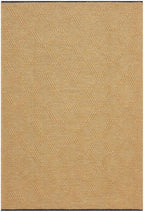 LUXE WEAVERS Modern Farmhouse Yellow 9x12 Washable Area Rug, Anti-Slip Diamond Pattern Carpet