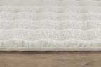 CAMILSON Modern White Non Slip Runner Rug 2x7 Ultra Soft High Pile Kitchen Rugs Non Skid Rubber Backing Durable & Easy to Clean Carpet for Entryway Bathroom Indoor Use (2 x 7 White)