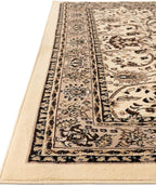 Unique Loom Sialk Hill Collection Area Rug - Washington (7' 10" Octagon Ivory/Black)