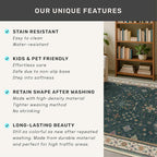 Dark Green Oushak 2x4 Entryway Rug - Modern Vintage Boho Eclectic Floral Pastel, Washable Low Pile Non-Slip Small Throw Area Rugs for Door Mat Indoor Entrance, Kitchen, Bathroom, Bedroom, Laundry