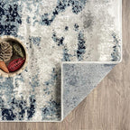 LUXE WEAVERS Kimberly Collection Ivory 9x12 Modern Abstract Area Rug