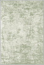 Modern Abstract Entryway Rug Indoor 2x3 Washable Non-Slip Soft Sage Green Grey Small Area Rug Kitchen Mat Thin Print Faux Wool Floor Carpet for Entrance Bedroom Office