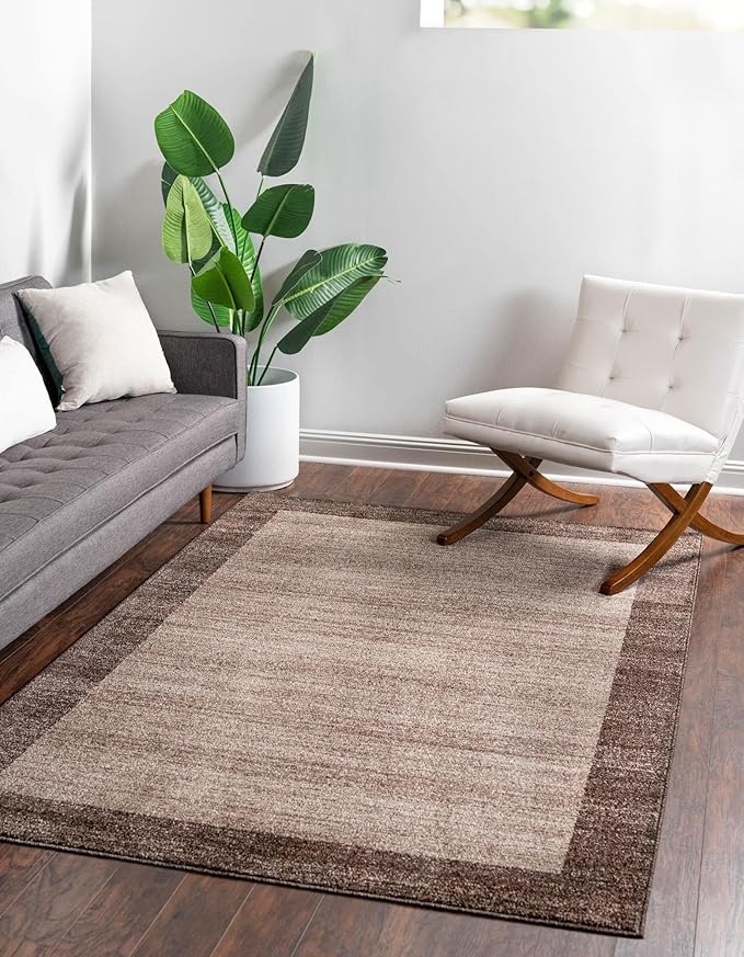 Rugs.com Angelica Collection Rug – 2' x 3' Light Brown Medium Rug Perfect for Entryways, Kitchens, Breakfast Nooks, Accent Pieces