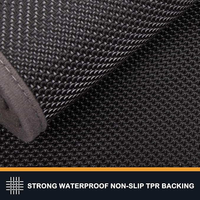 PURRUGS Dirt Trapping Door Mat 24" x 35.5", Non-Slip Machine Washable Entry Rug, Shoe Scraper, Dog Doormat, Super Absorbent Welcome Mat for Front & Back Door, Muddy Shoes & Paws, Light Grey-Dark Grey