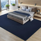 Large Modern Area Rugs for Living Room Bedroom, 5x8 Feet Navy Blue Ultra Soft Solid Thickened Memory Foam Indoor Minimalist Carpets, Non-Slip Comfy Rugs for Boys Girls Nursery Kids Room Home Décor
