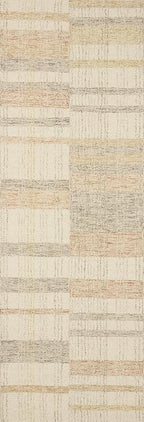 Loloi Chris Loves Julia Chris Collection CHR-04 Natural/Multi 8'-6'' x 11'-6'', .50" Pile Height, Area Rug