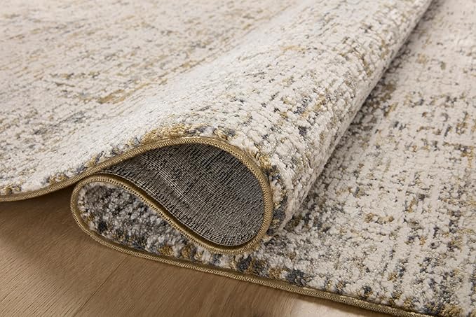 Loloi Amber Lewis Alie Collection ALE-05 Gold/Beige 11'-6'' x 15'-7'', .13'' Pile Height, Area Rug
