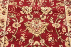 Unique Loom Sialk Hill Collection Area Rug - Washington (2' 2" x 8' 2" Runner Burgundy/Cream)