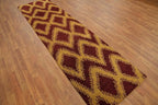 Modern Collection 9' 8'' X 2' 8'' Runner Rug Rug, All-Over 100% Wool Carpet for Home Décor, Foyer and Hallway