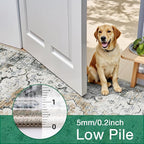 LUMI Washable Area Rug 5x8 for Living Room, Ultra Soft Stain Resistant Carpet with Non Slip Rubber Backing, Non-Shedding Low Pile Rugs for Bedroom, Dining Room, Indoor, Office