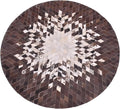 Round Area Rug – Soft and Durable Floor Mat for Living Room, Bedroom, or Entryway – Non-Slip Modern Carpet for Home Decor & Interior Styling(White 9X9)