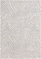 Unique Loom Finsbury Collection Area Rug - Meghan (6' 1" x 9' Rectangle, Gray and Ivory)