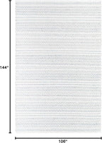 Mark&Day Wool Rugs, 9x12 Precious Solid and Border Cream/Black Area Rug, Cream Black Carpet for Living Room, Bedroom or Kitchen (8'10" x 12')