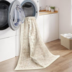 zesthome 8x10 Area Rugs for Living Room,Non-Slip Backing Washable Rugs,Vintage Large Area Rug，Stain Resistant Home Decor Rug