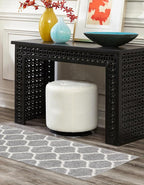 Rugs.com Lattice Frieze Collection Rug – 2' x 13' Runner Light Gray Medium Rug Perfect for Living Rooms, Large Dining Rooms, Open Floorplans