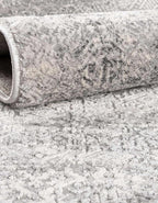 Unique Loom Finsbury Collection Area Rug - Sarah (5' 3" x 8' Rectangle, Gray/ Ivory)