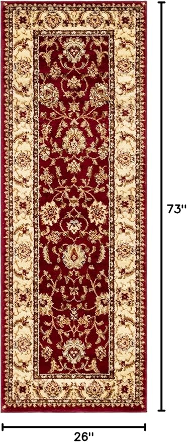 Unique Loom Voyage Collection Traditional Oriental Classic Intricate Design Area Rug (2' 2 x 6' 0 Runner, Red/Gold)