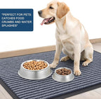 OLANLY Front Door Mat Indoor Outdoor Entrance, Waterproof Heavy Duty Doormat, Fade Resistant, Low Profile, Easy Clean Patio Porch Welcome Floor Mats for Entry, 59x30, Ash Grey
